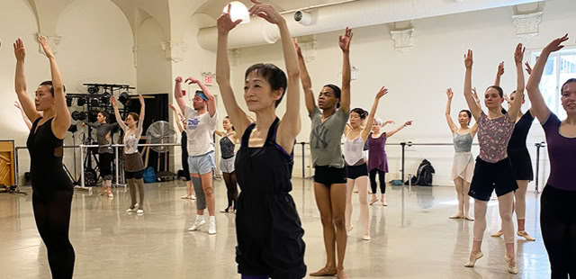 Noriko Hara teaching at Ballet Arts 